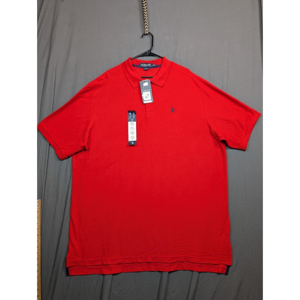 U.S. Polo Assn.‎ Big and Tall Mens Regular Fit Short Sleeve Polo Shirt 3XLT